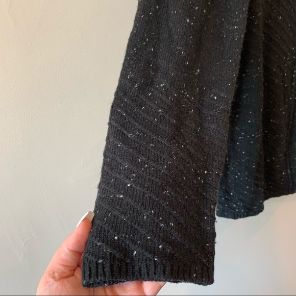 🤍Andrea Jovine Black Speckle Chevron Crew Sweater - Picture 2 of 7